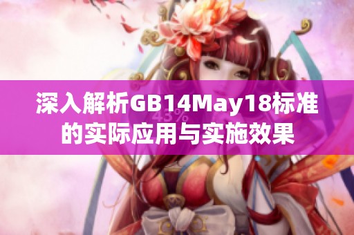深入解析GB14May18标准的实际应用与实施效果