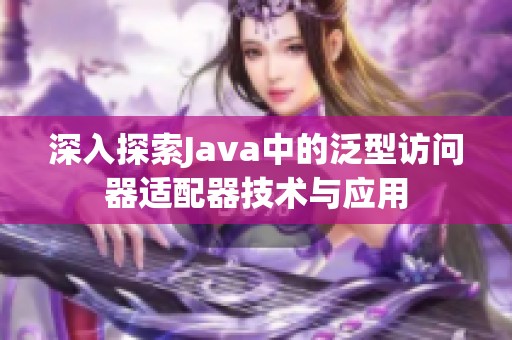 深入探索Java中的泛型访问器适配器技术与应用
