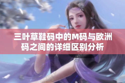 三叶草鞋码中的M码与欧洲码之间的详细区别分析