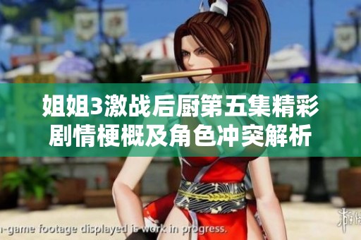 姐姐3激战后厨第五集精彩剧情梗概及角色冲突解析