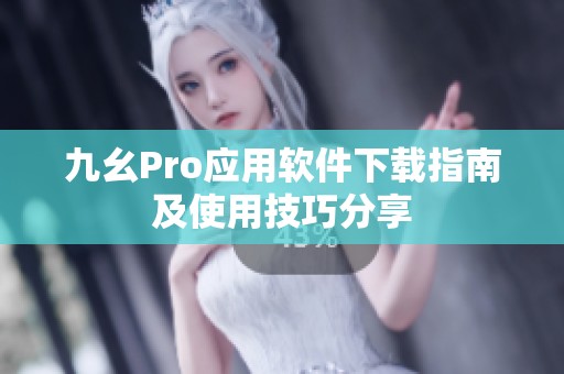 九幺Pro应用软件下载指南及使用技巧分享