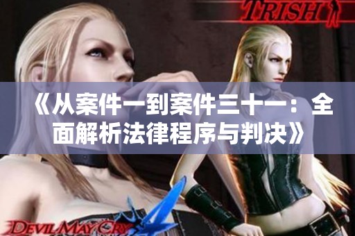 《从案件一到案件三十一：全面解析法律程序与判决》
