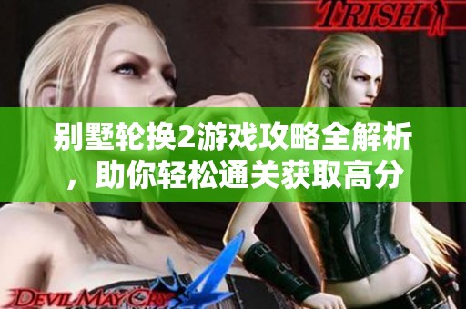别墅轮换2游戏攻略全解析，助你轻松通关获取高分