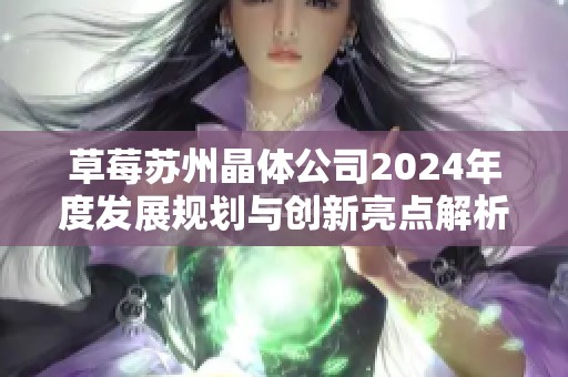 草莓苏州晶体公司2024年度发展规划与创新亮点解析
