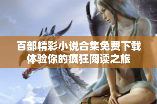 百部精彩小说合集免费下载体验你的疯狂阅读之旅