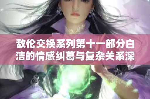 敌伦交换系列第十一部分白洁的情感纠葛与复杂关系深度解析