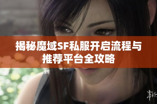 揭秘魔域SF私服开启流程与推荐平台全攻略