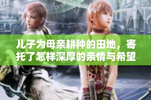 儿子为母亲耕种的田地，寄托了怎样深厚的亲情与希望
