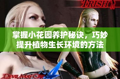 掌握小花园养护秘诀，巧妙提升植物生长环境的方法