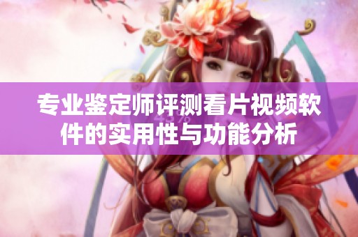 专业鉴定师评测看片视频软件的实用性与功能分析