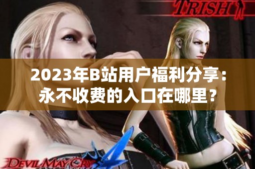 2023年B站用户福利分享：永不收费的入口在哪里？