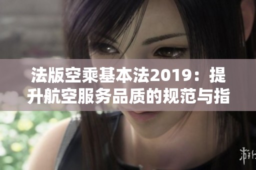 法版空乘基本法2019：提升航空服务品质的规范与指导