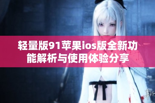 轻量版91苹果ios版全新功能解析与使用体验分享