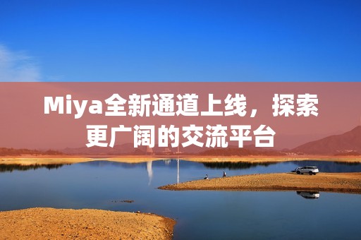 Miya全新通道上线，探索更广阔的交流平台