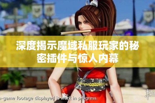 深度揭示魔域私服玩家的秘密插件与惊人内幕