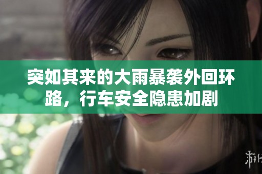 突如其来的大雨暴袭外回环路，行车安全隐患加剧