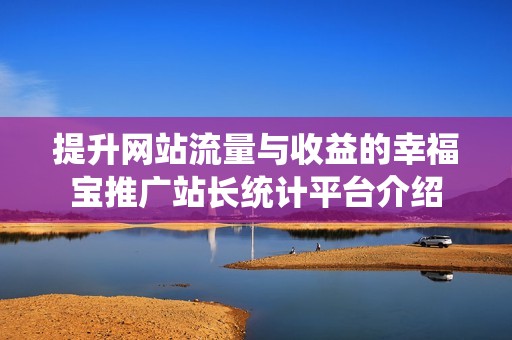 提升网站流量与收益的幸福宝推广站长统计平台介绍