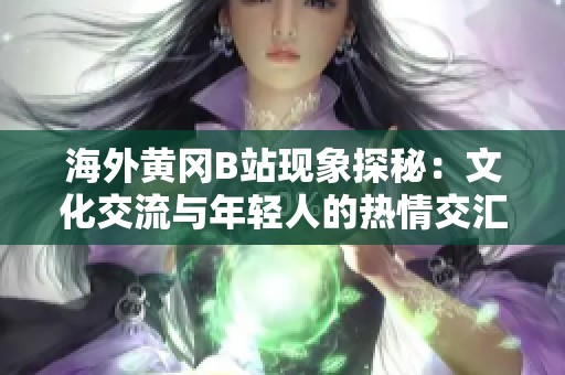 海外黄冈B站现象探秘：文化交流与年轻人的热情交汇