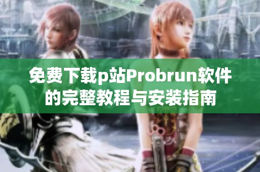 免费下载p站Probrun软件的完整教程与安装指南