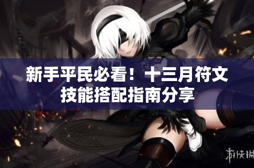 新手平民必看！十三月符文技能搭配指南分享
