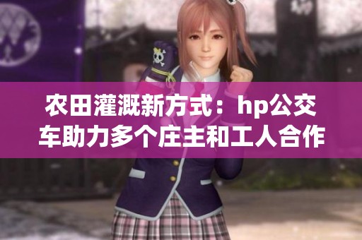 农田灌溉新方式：hp公交车助力多个庄主和工人合作管理