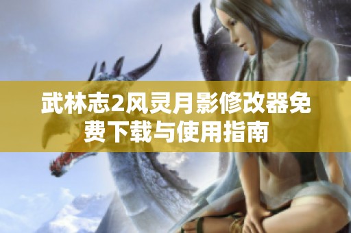 武林志2风灵月影修改器免费下载与使用指南