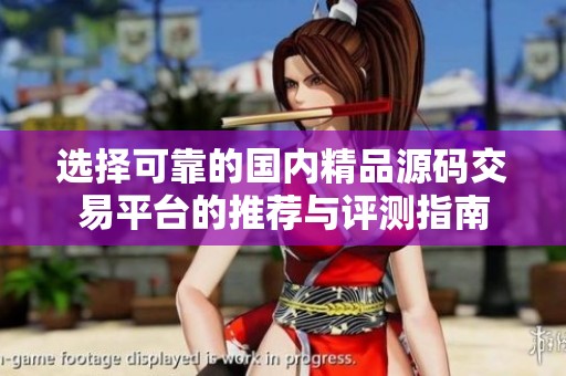 选择可靠的国内精品源码交易平台的推荐与评测指南