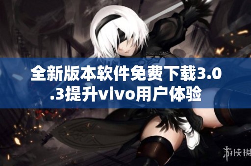 全新版本软件免费下载3.0.3提升vivo用户体验
