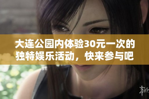 大连公园内体验30元一次的独特娱乐活动，快来参与吧！