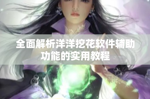 全面解析洋洋挖花软件辅助功能的实用教程