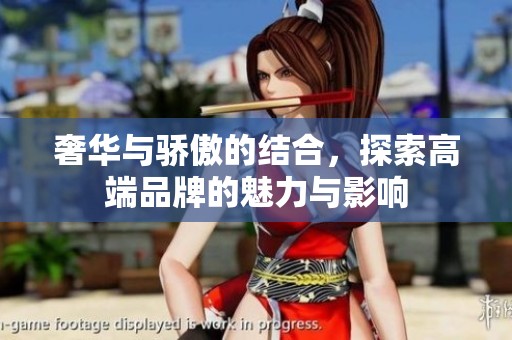 奢华与骄傲的结合，探索高端品牌的魅力与影响