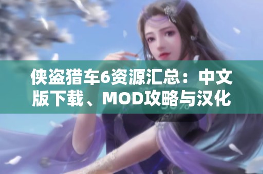 侠盗猎车6资源汇总：中文版下载、MOD攻略与汉化信息尽在这里