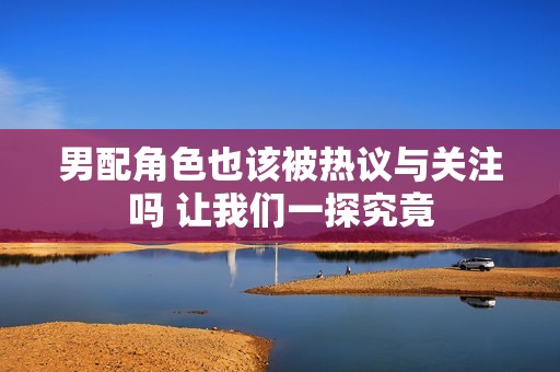 男配角色也该被热议与关注吗 让我们一探究竟