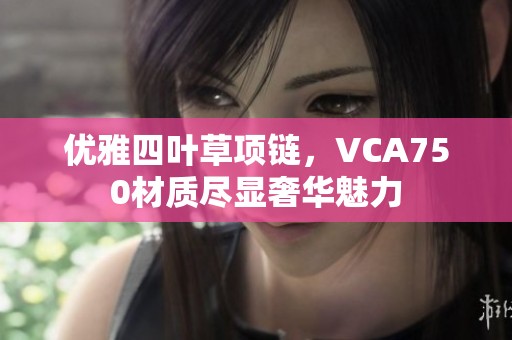优雅四叶草项链，VCA750材质尽显奢华魅力