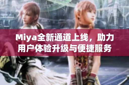 Miya全新通道上线，助力用户体验升级与便捷服务