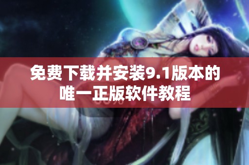 免费下载并安装9.1版本的唯一正版软件教程