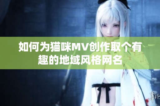 如何为猫咪MV创作取个有趣的地域风格网名