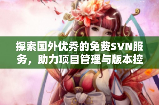 探索国外优秀的免费SVN服务，助力项目管理与版本控制