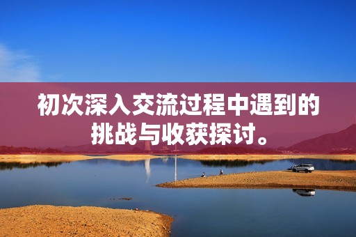 初次深入交流过程中遇到的挑战与收获探讨。