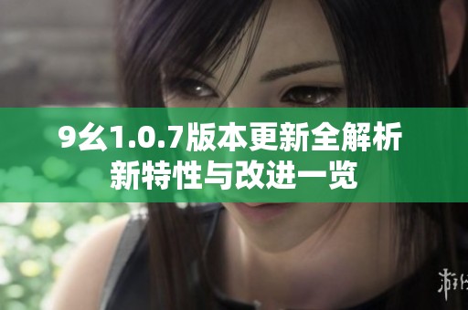 9幺1.0.7版本更新全解析 新特性与改进一览