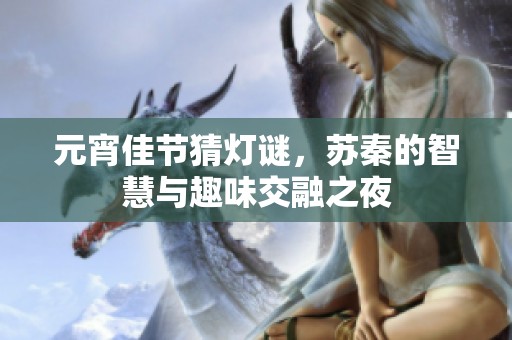 元宵佳节猜灯谜，苏秦的智慧与趣味交融之夜