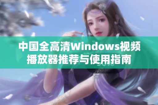 中国全高清Windows视频播放器推荐与使用指南