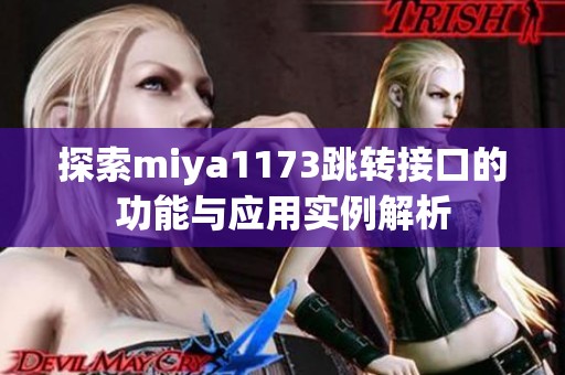 探索miya1173跳转接口的功能与应用实例解析