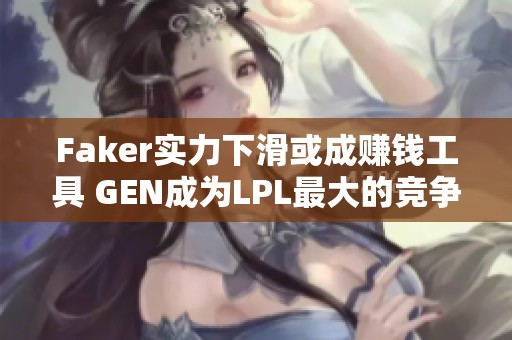 Faker实力下滑或成赚钱工具 GEN成为LPL最大的竞争对手
