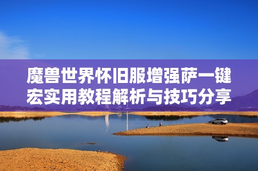 魔兽世界怀旧服增强萨一键宏实用教程解析与技巧分享