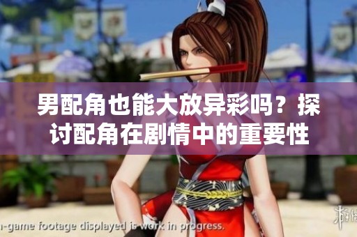 男配角也能大放异彩吗？探讨配角在剧情中的重要性