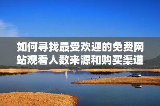 如何寻找最受欢迎的免费网站观看人数来源和购买渠道