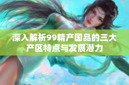 深入解析99精产国品的三大产区特点与发展潜力