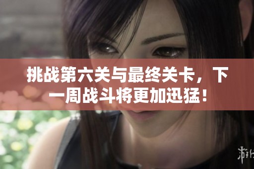 挑战第六关与最终关卡，下一周战斗将更加迅猛！