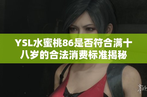 YSL水蜜桃86是否符合满十八岁的合法消费标准揭秘